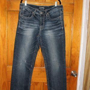 Mens Salvage Jeans By Buckle  34R  Relaxed Straight